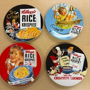 Kellogg's Rice Krispies advertisements Vintage Plate Set